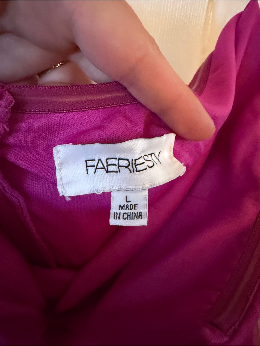 Strapless Fuchsia Ruffled Tulle Evening Dress - Picture 7 of 7